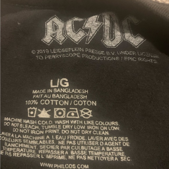ACDC band shirt size large - Picture 3 of 3
